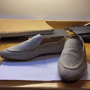 Shoedazzle Jewelled Flat Loafers 5.5